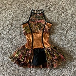 Dance costume with built in shorts